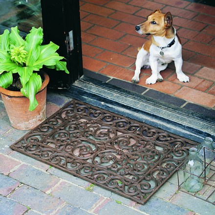 Cast iron doormat