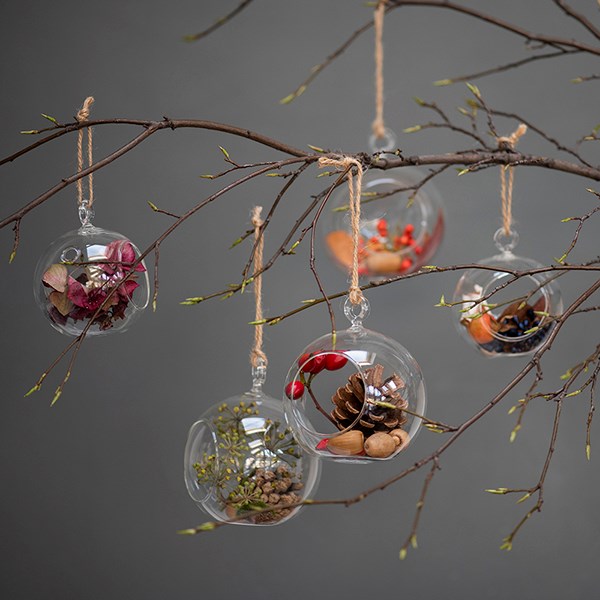 Large bauble tealight holder