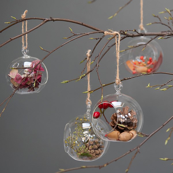 Large bauble tealight holder