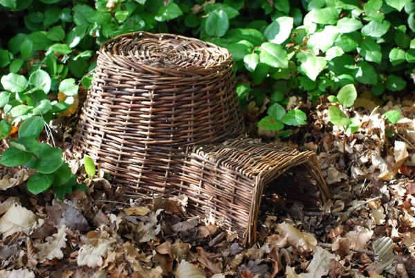 Wicker hedgehog house