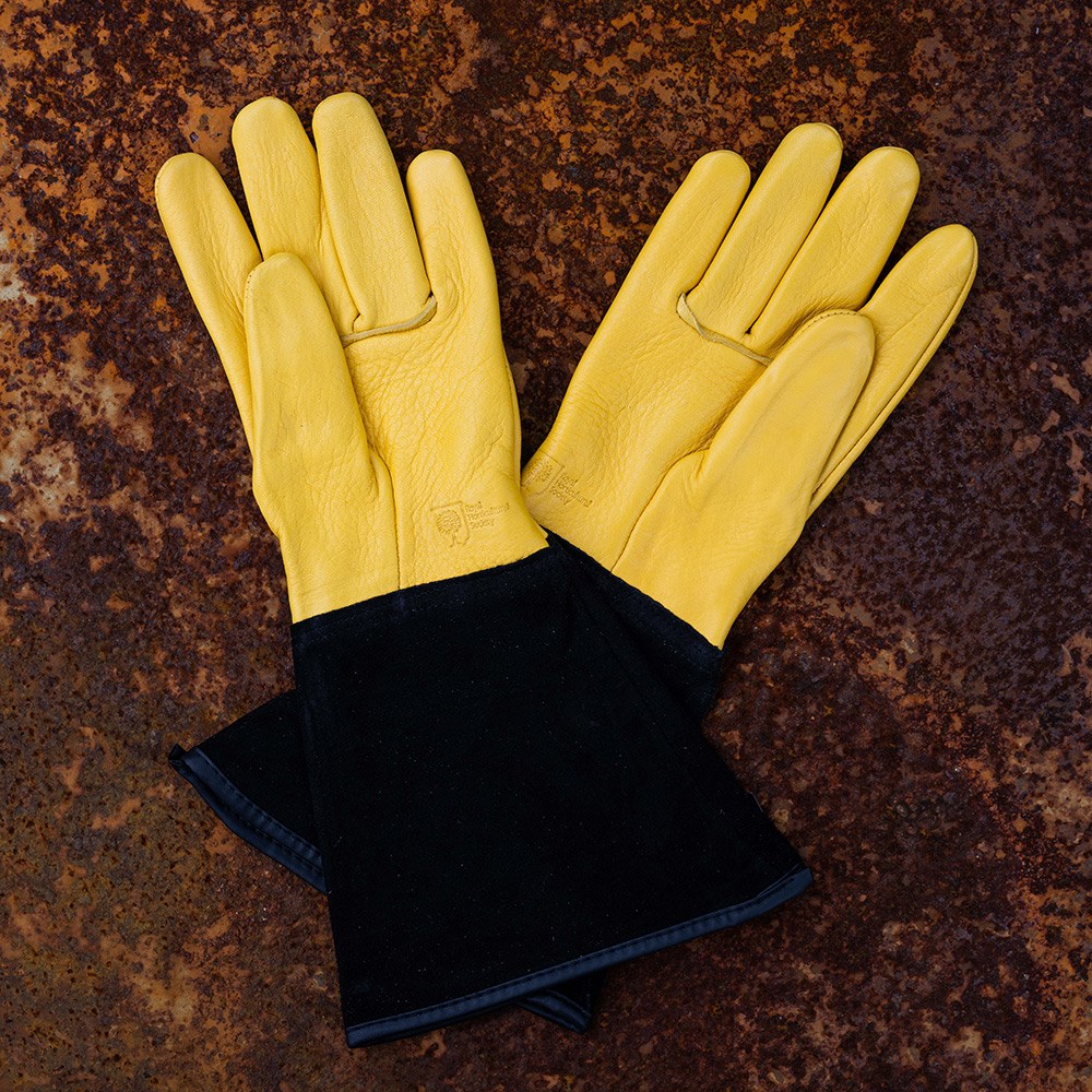 RHS gold leaf tough touch gloves