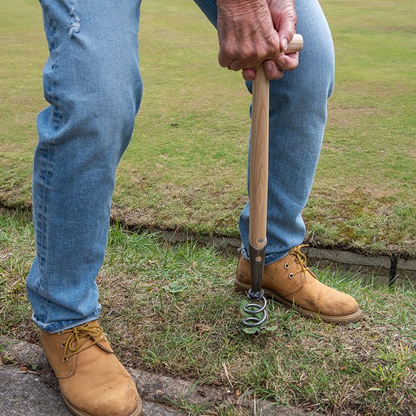 DeWit hand corkscrew weeder
