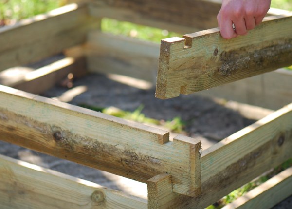 Compost box - sustainable timber