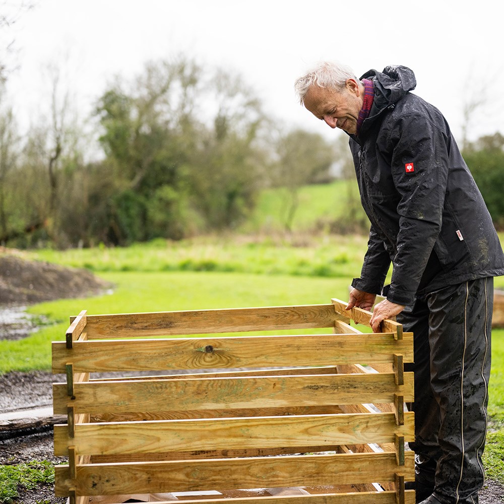Compost box - sustainable timber