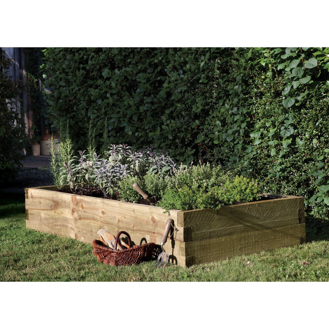Large caledonian raised bed