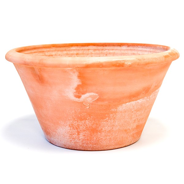 Terracotta arc pot