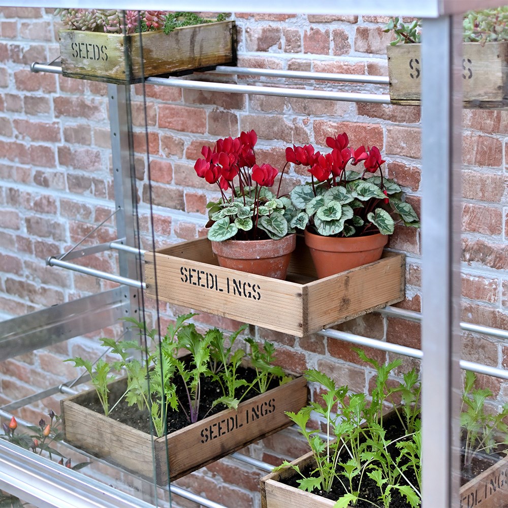 Wall frame aluminium growhouse 