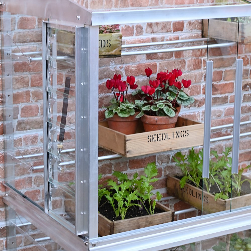 Wall frame aluminium growhouse 