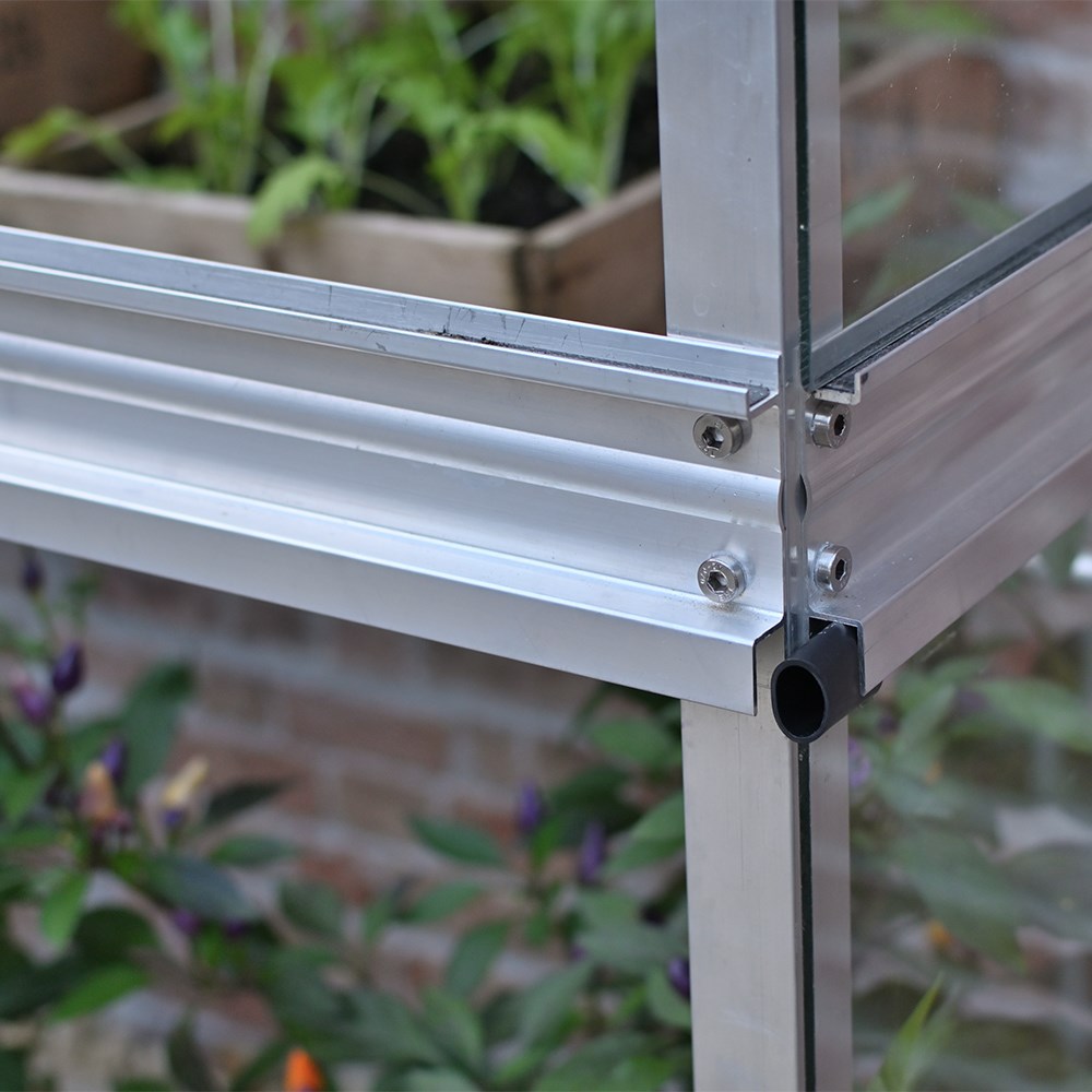 Wall frame aluminium growhouse 