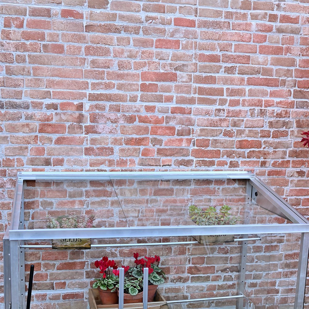Wall frame aluminium growhouse 