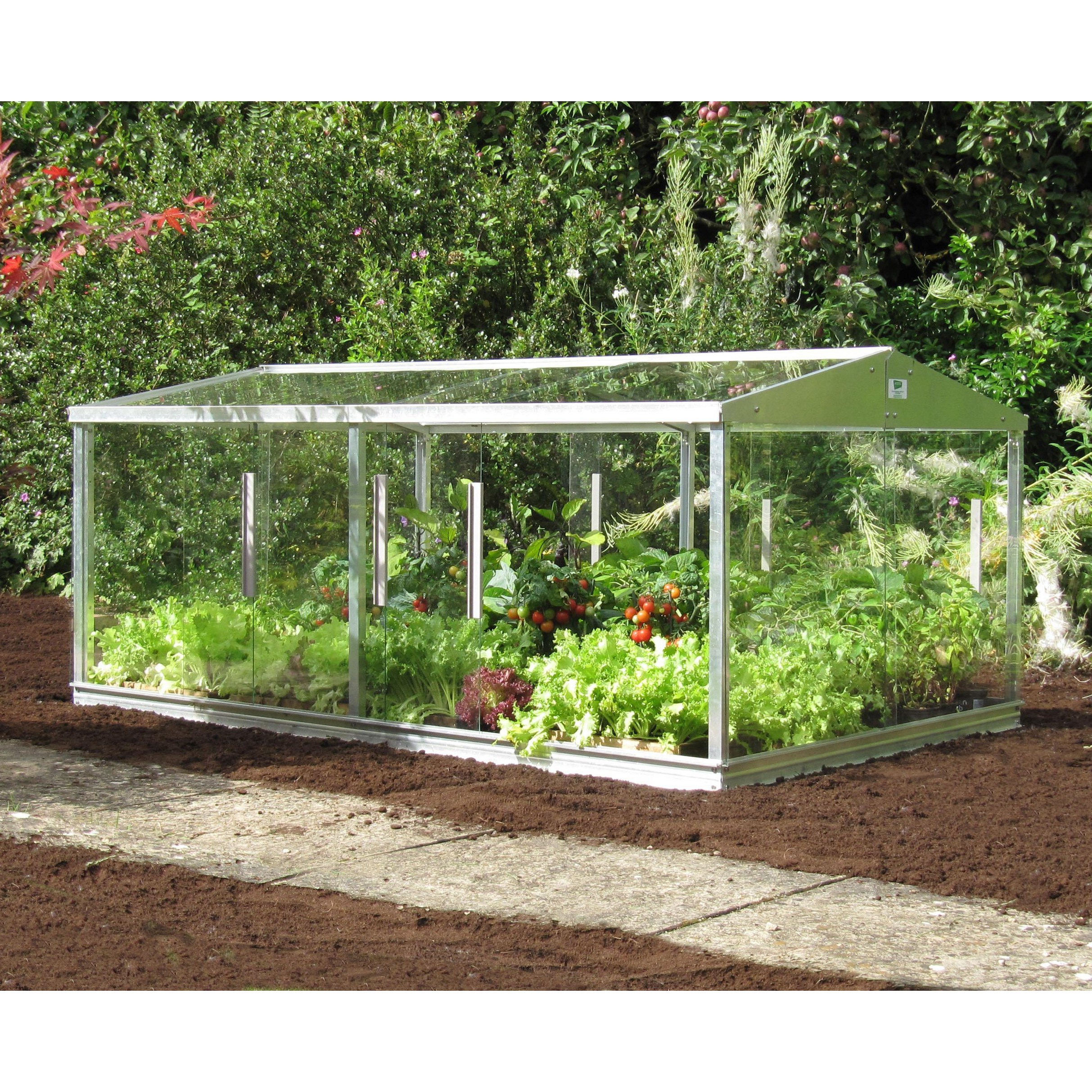 Premium large aluminium coldframe