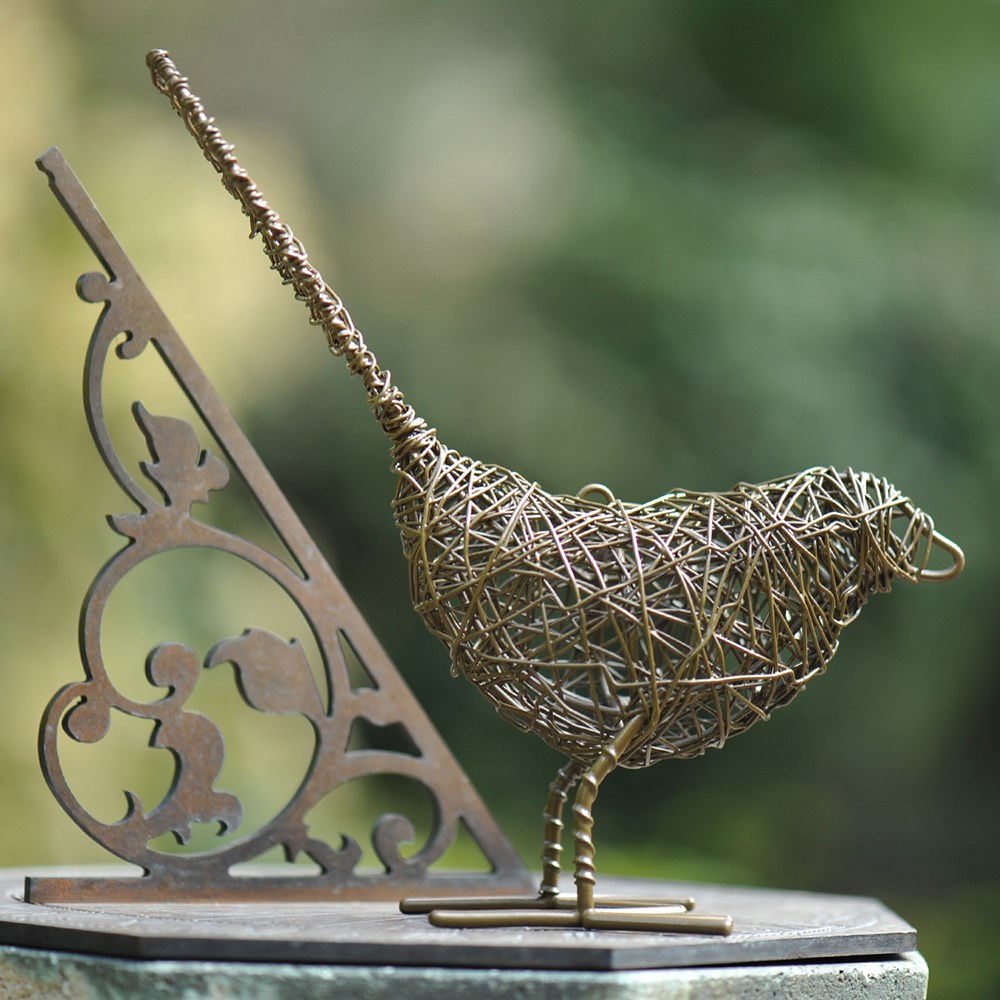 Wire bird - green