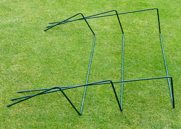 Border plant support pack of 3 - green