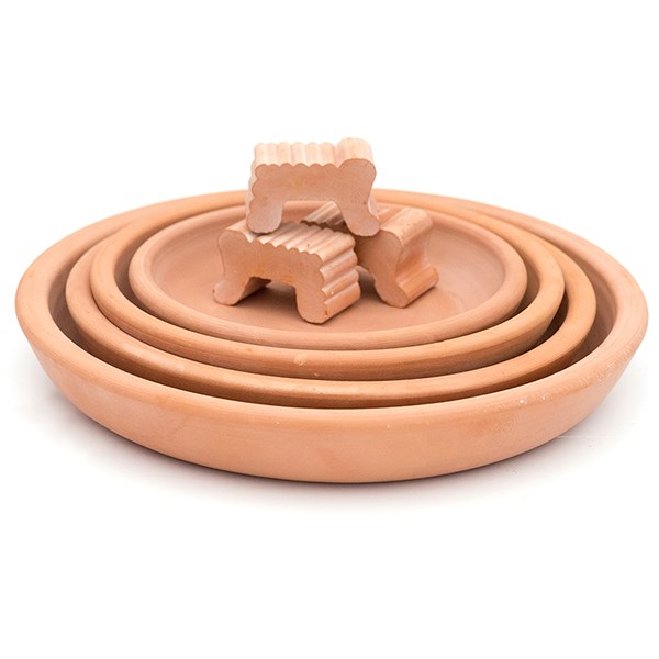 Terracotta saucer