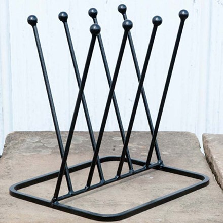 Four pair diagonal boot rack