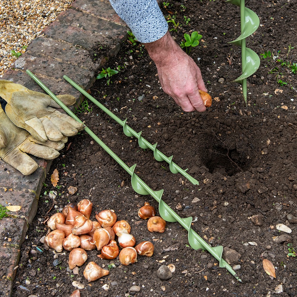 Bulb planting auger - long