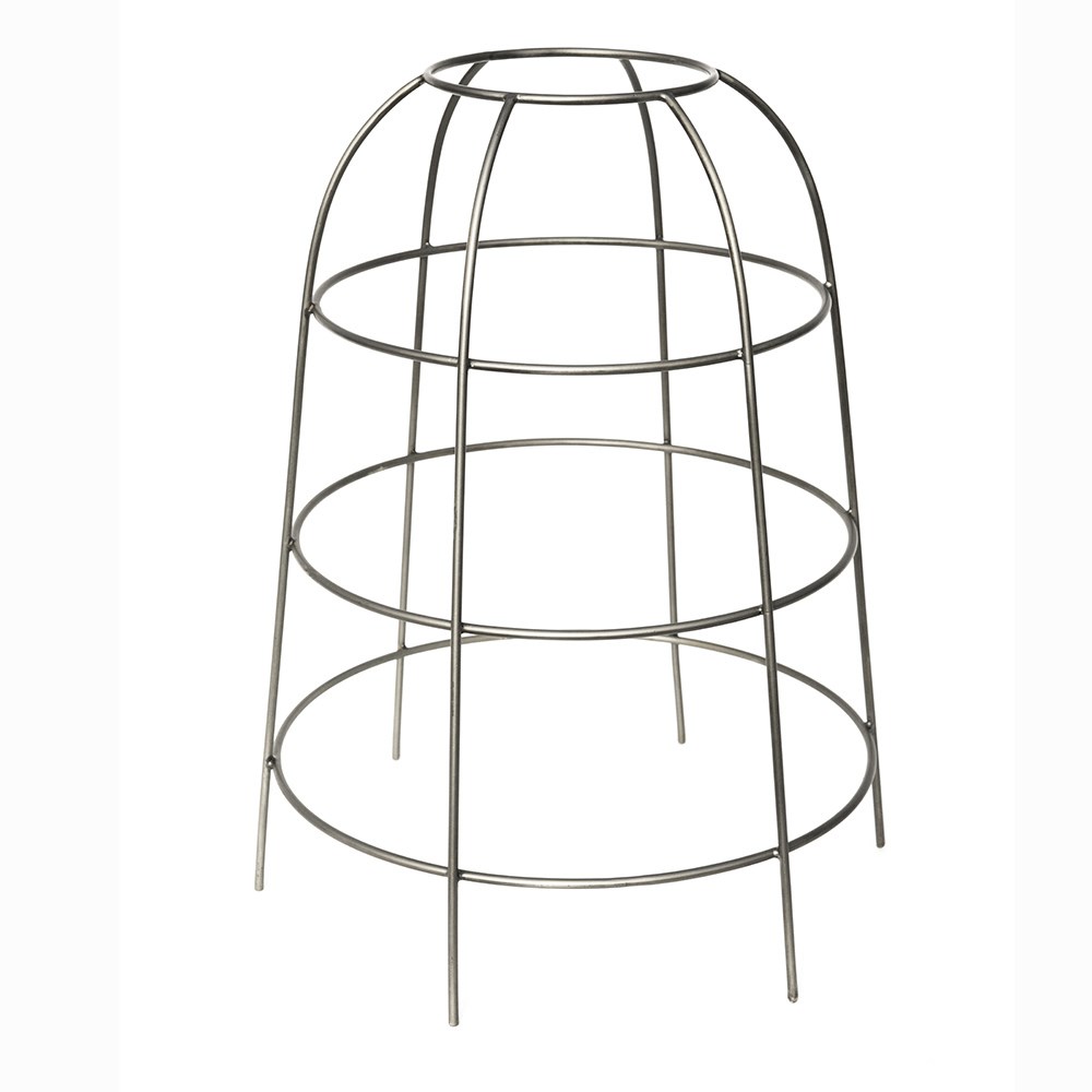 Tall mound support - antique pewter
