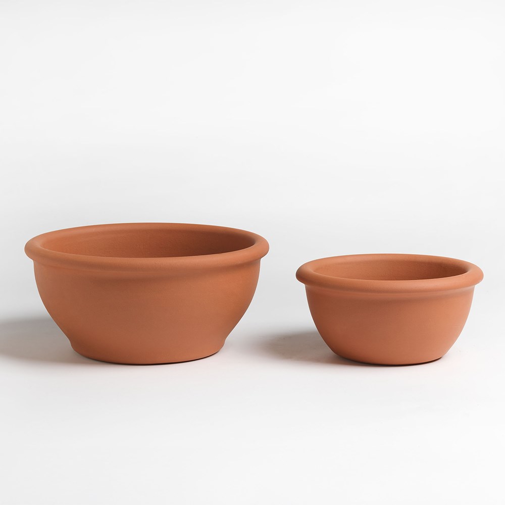 Terracotta bulb bowl