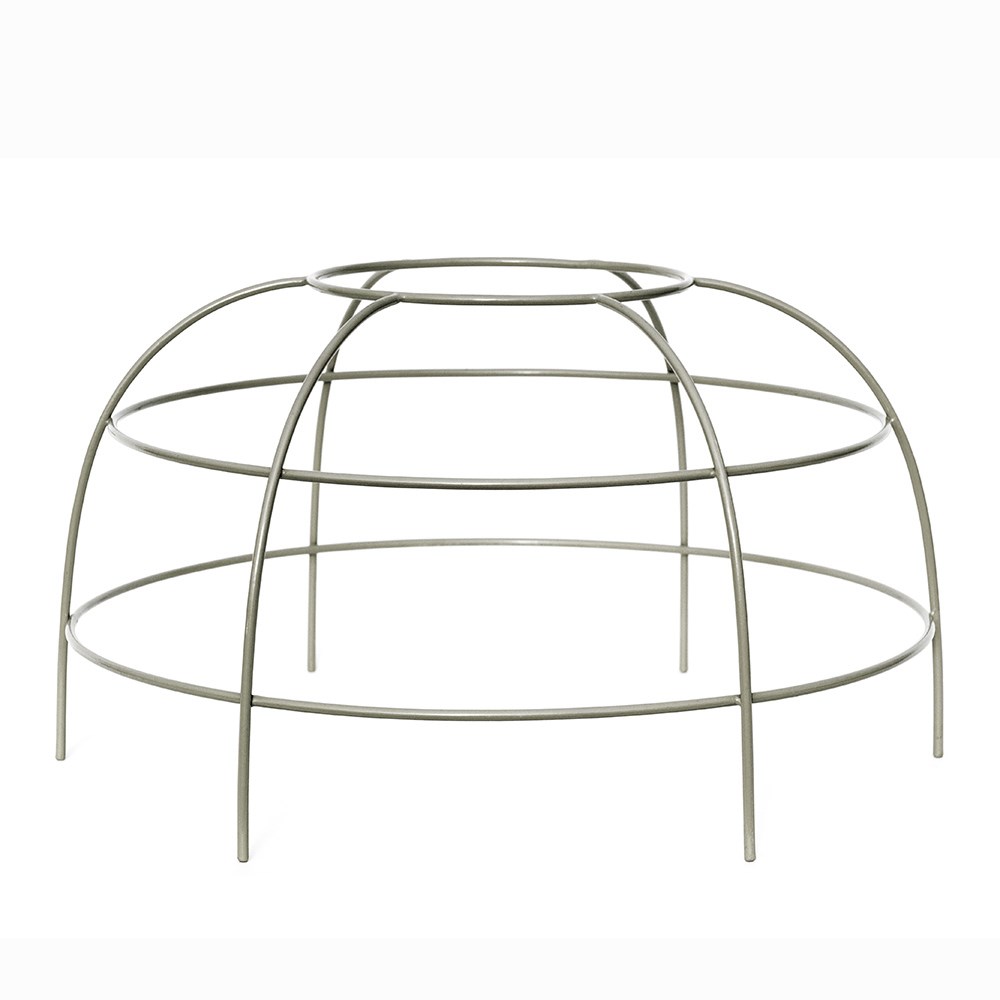 Low mound support - antique pewter