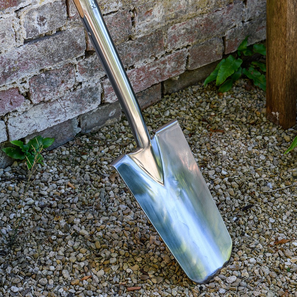 RHS Burgon and Ball stainless transplanting spade
