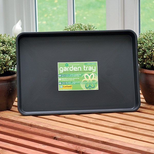Garden tidy tray black