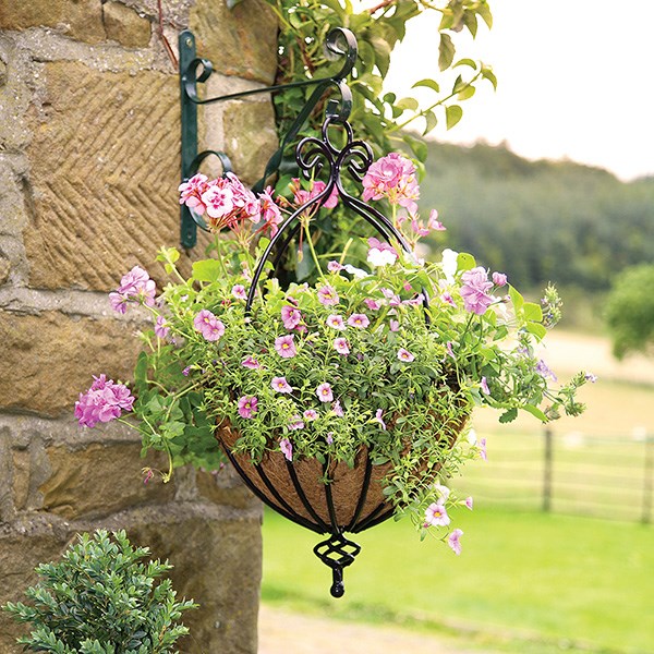 Spanish style hanging basket