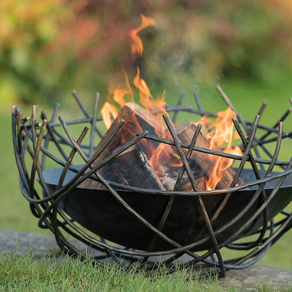 Nest iron fire pit bowl