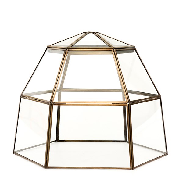 Lantern cloche with lid
