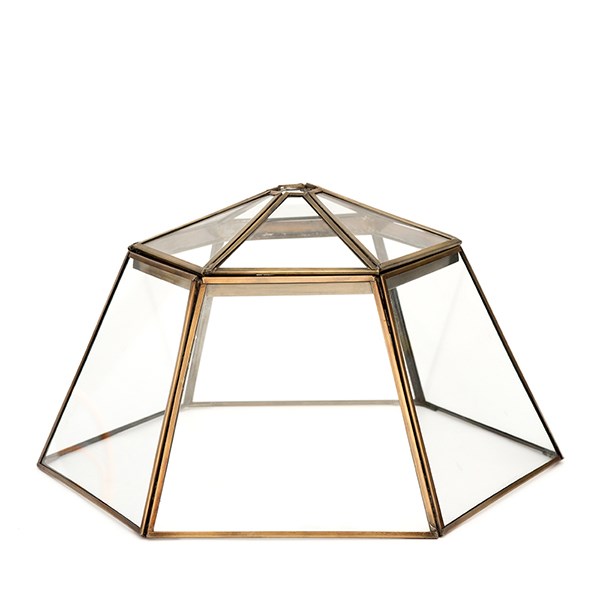 Lantern cloche with lid