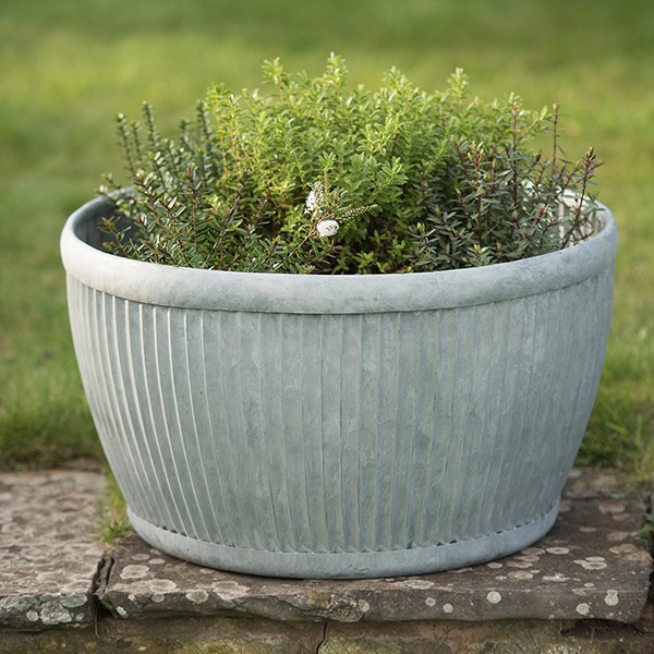 Dolly bowl - aged zinc