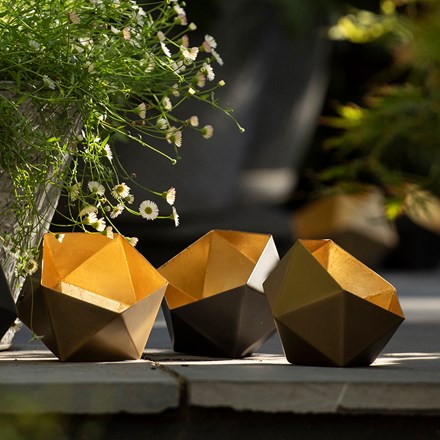 Geo tealight holder