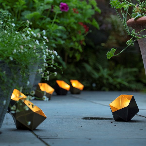 Geo tealight holder