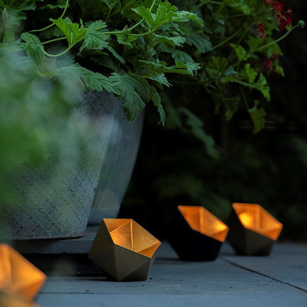 Geo tealight holder