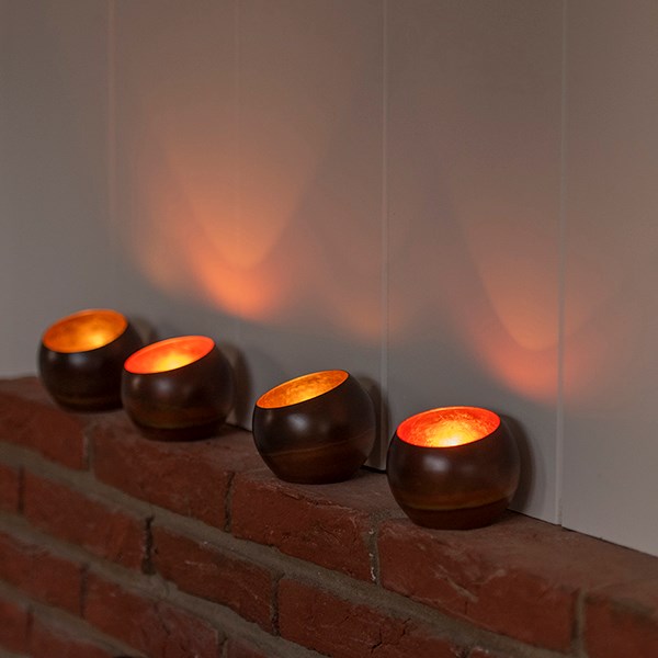 Sphere tealight holder