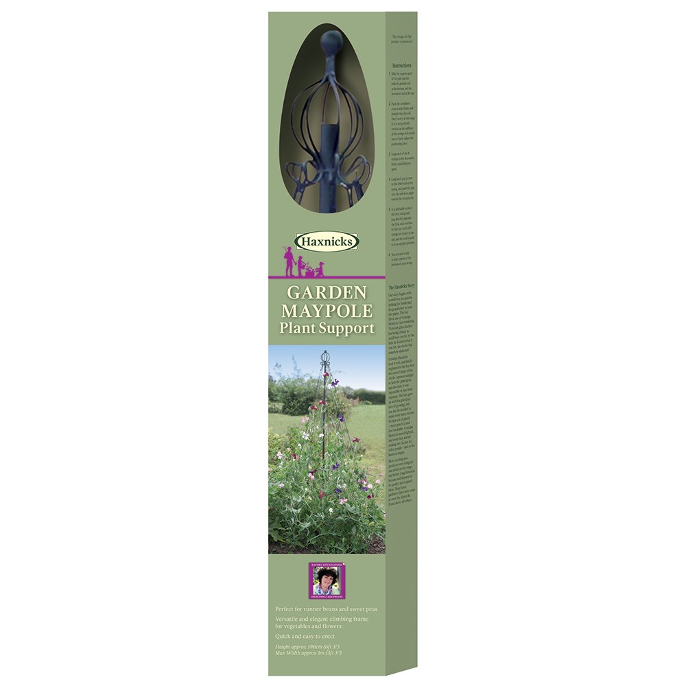 Garden maypole plant support