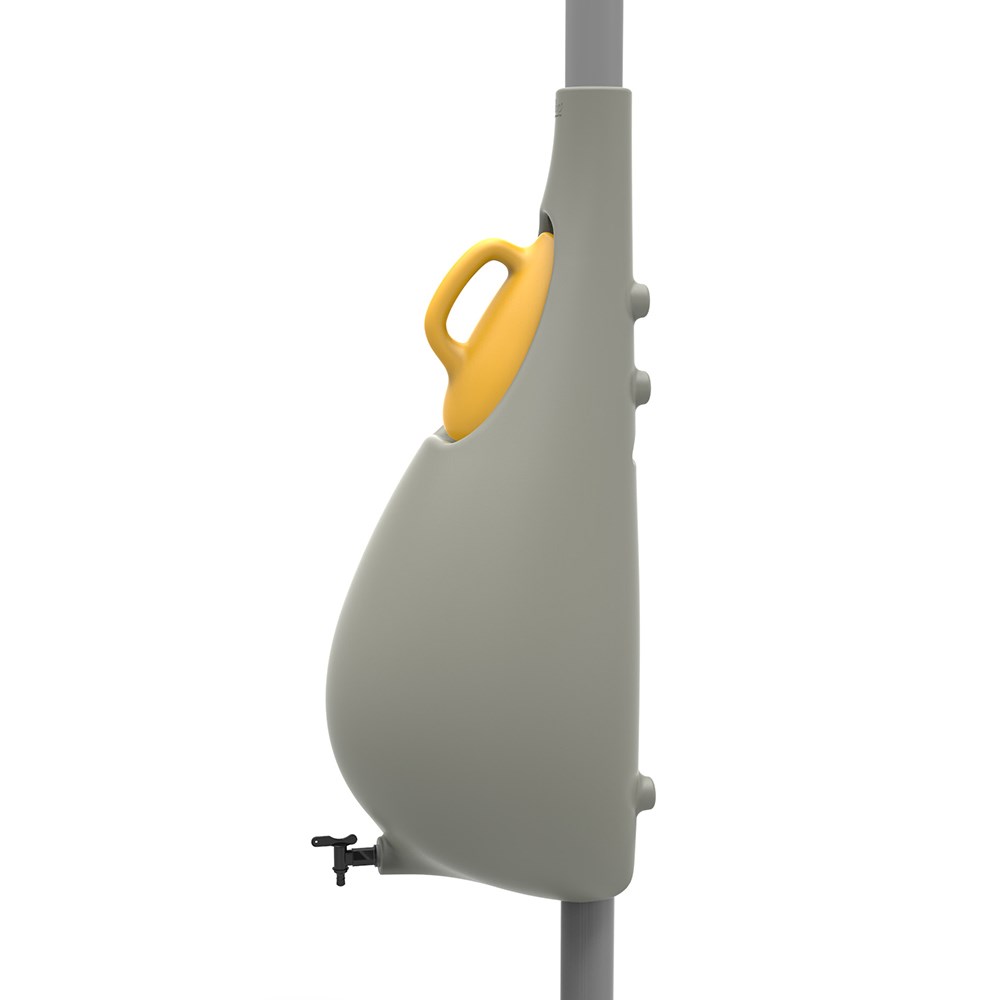 Wall-mounted pure raindrop water butt