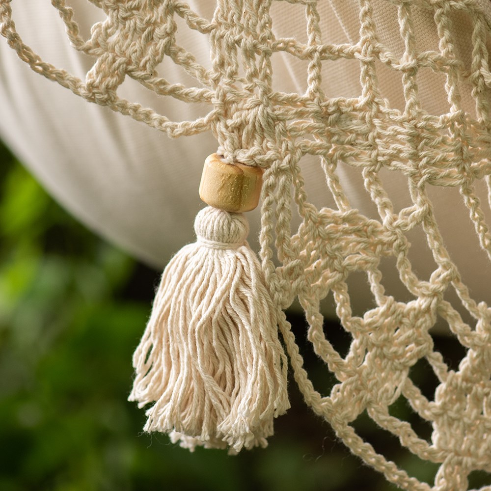 Swing hammock chair - ecru