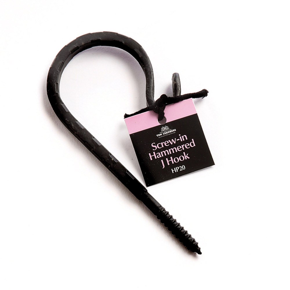 Large screw-in J hook