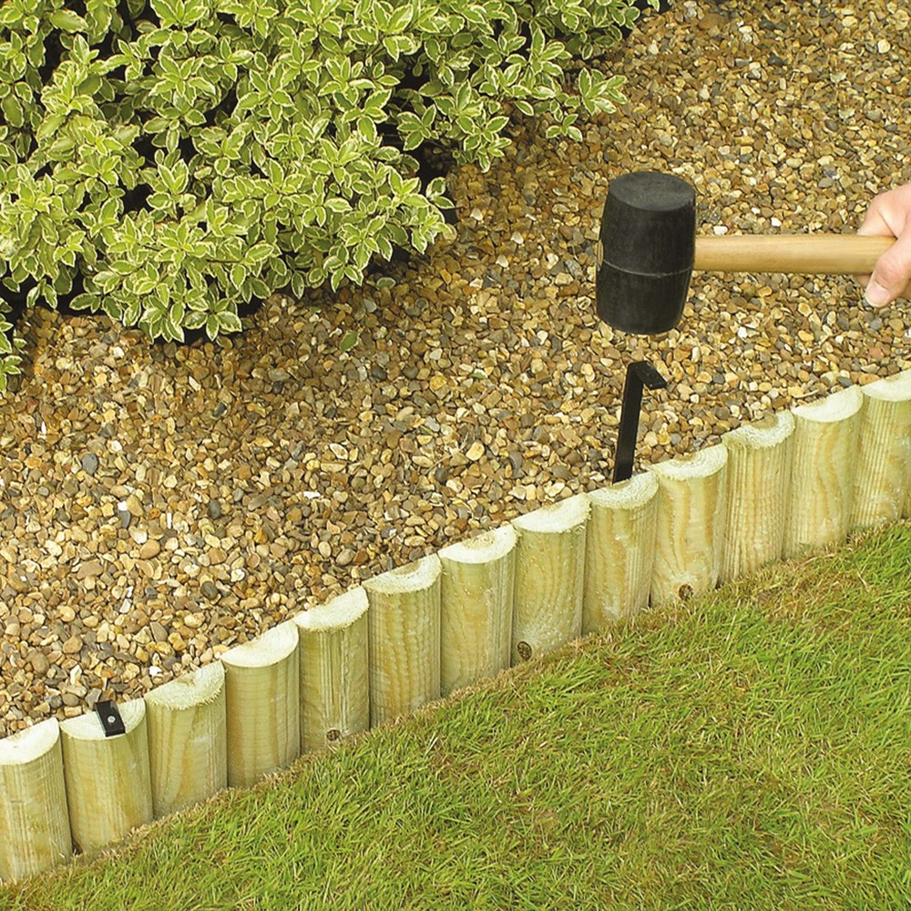 Border edging pin