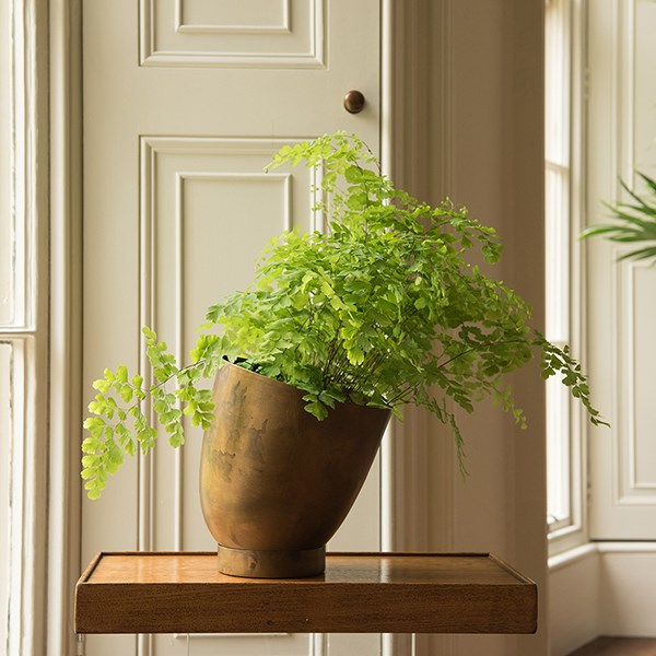 Tilting pot - brass