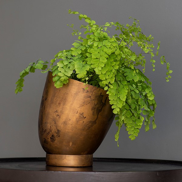 Tilting pot - brass