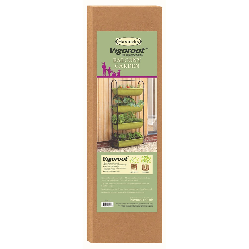 Balcony garden 4-tier planter