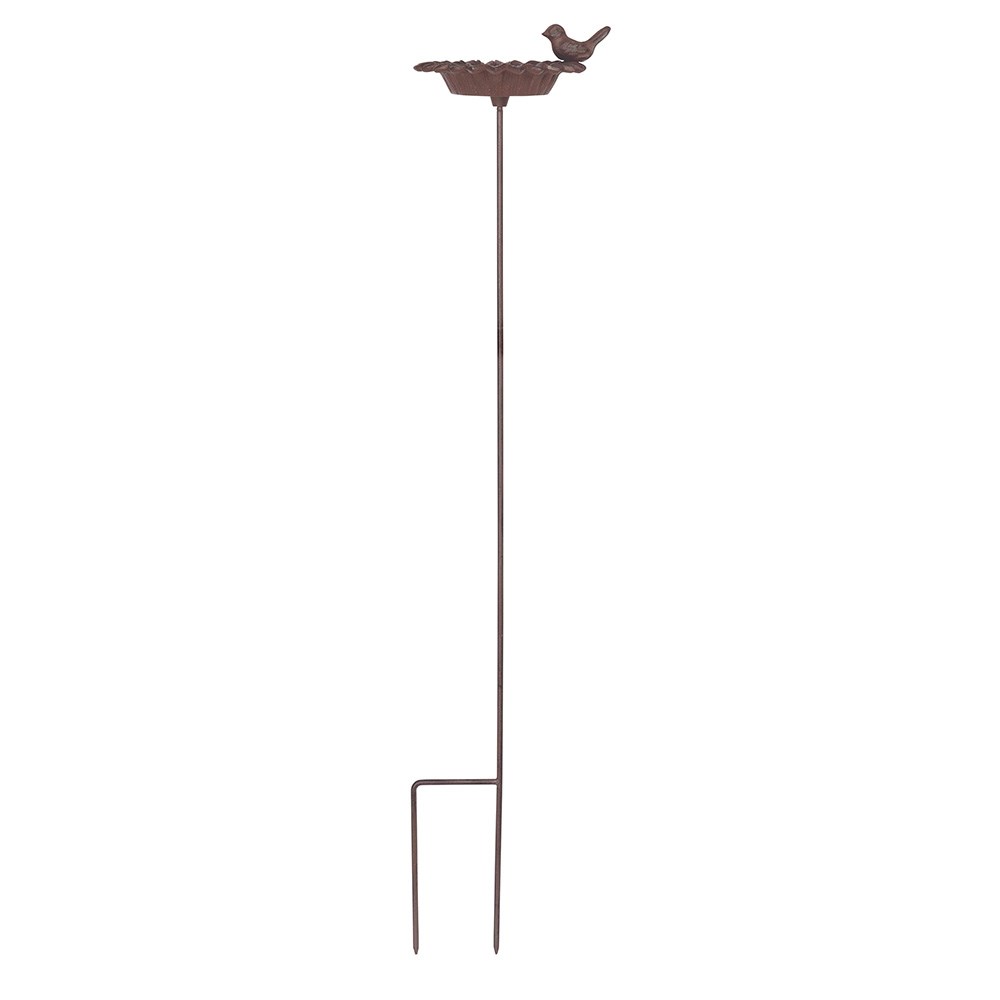 Sunflower stake bird feeder
