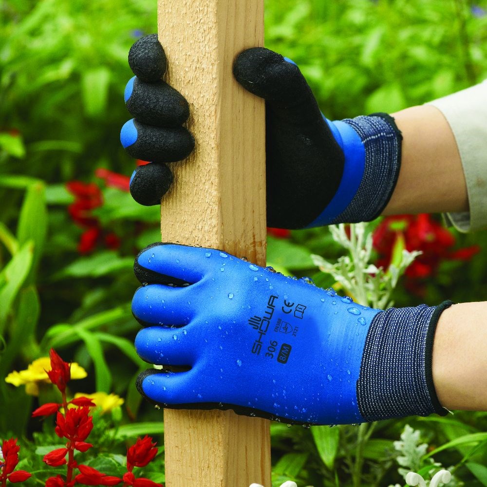 Showa water repellent gardening gloves 306 