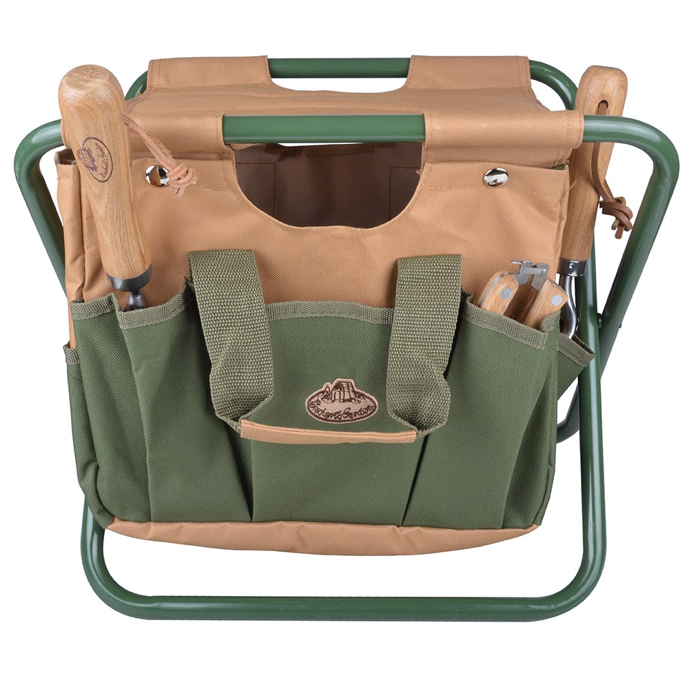 Garden tool bag & stool 