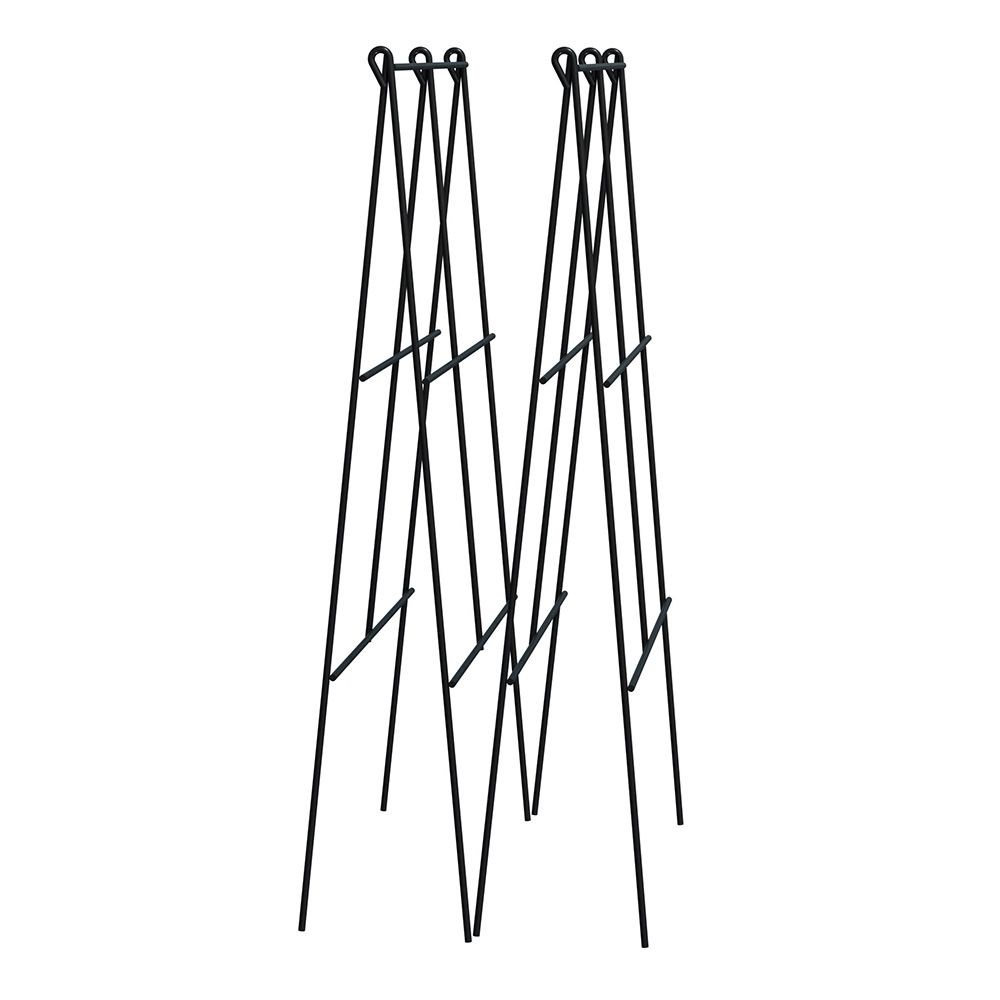 Folding A-frame cucumber trellis