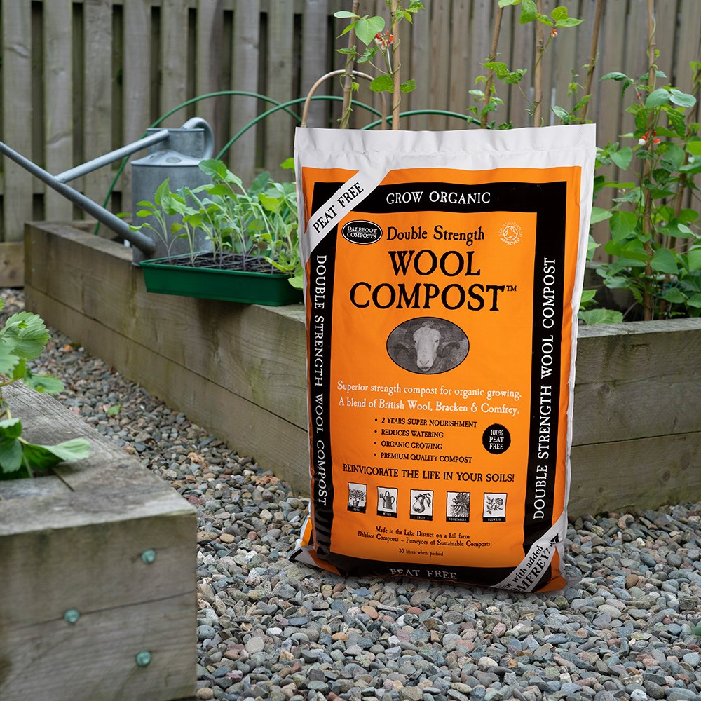 Dalefoot double strength peat-free wool compost