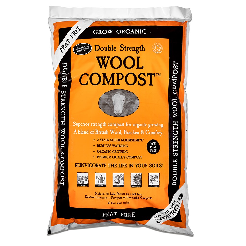 Dalefoot double strength peat-free wool compost