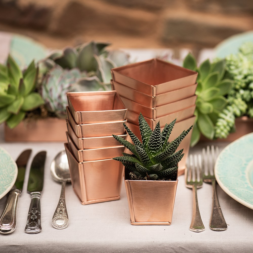 Copper pots - set of 6