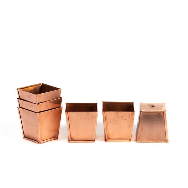Copper pots - set of 6
